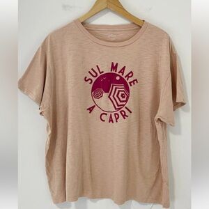 J. CREW “Sul Mare a Capri” T-Shirt / Size Small